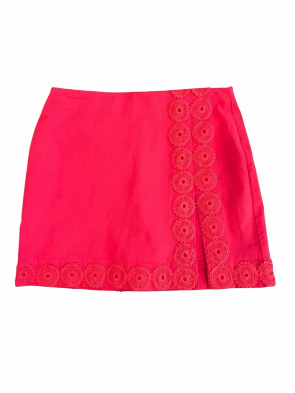 Crown & Ivy Eyelet Trim Skort NWOT